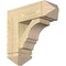Ekena Millwork Balboa Arts and Crafts Rough Sawn Bracket w/ Offset Brace, Douglas Fir, 8"W x 22"D x 22"H BKT0806X22X22BOA03RDF - alternate 1